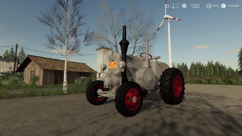 FS19 - Lanz Bulldog Grey Tractor V1.0