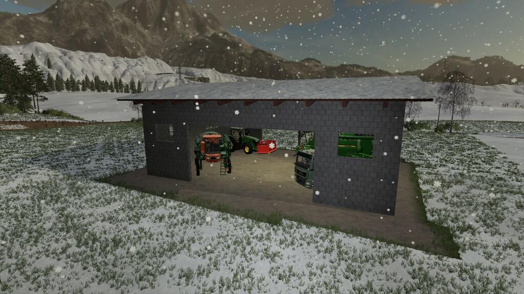 FS19 - Medium Concrete Shed V1.0