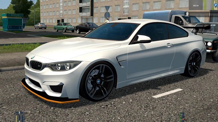 BMW m4 g82 City car Driving