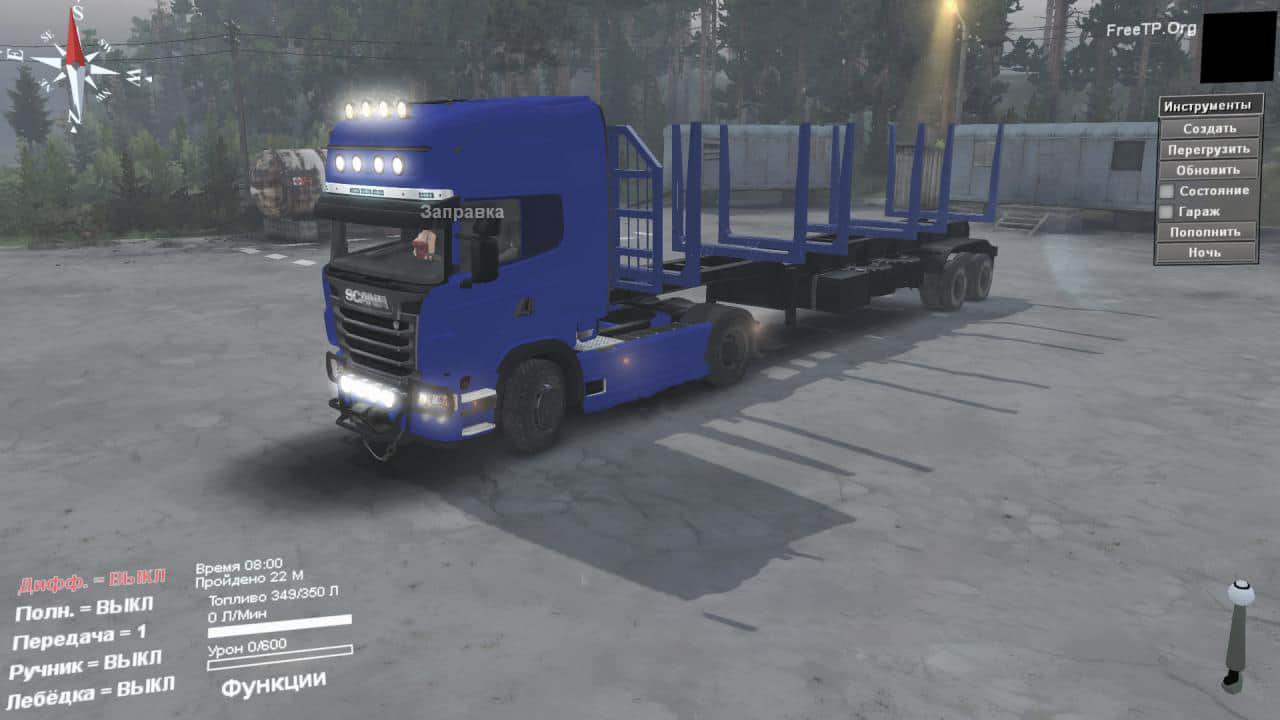 Spintires - Scania 4x4 Truck V16.03.20