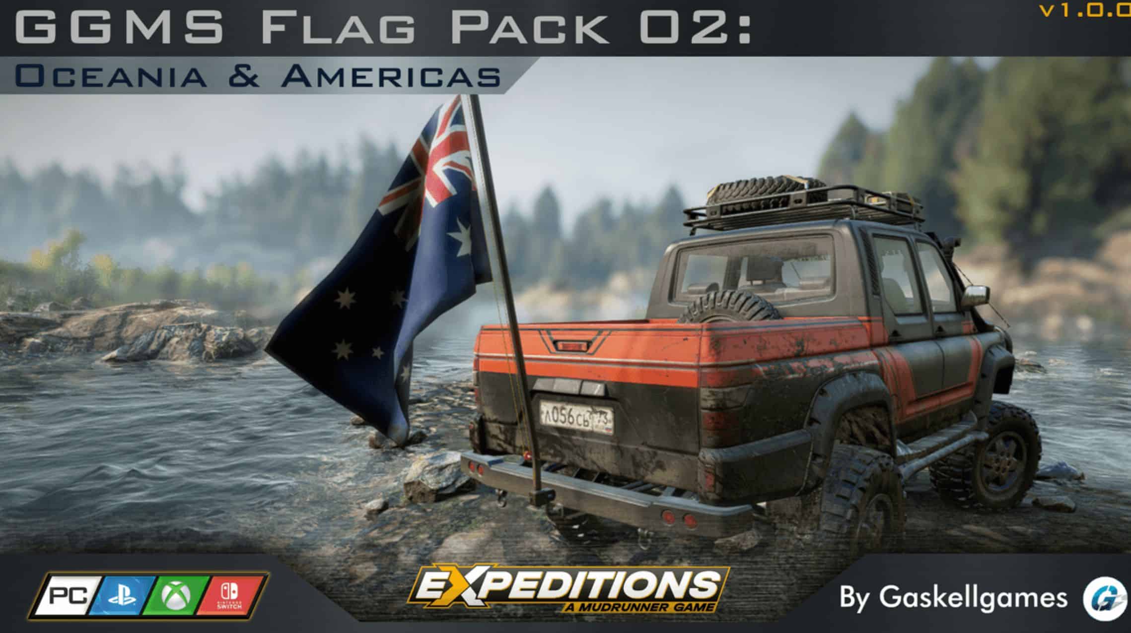 GGMS Flag Pack 02: Oceania and the Americas V1.0