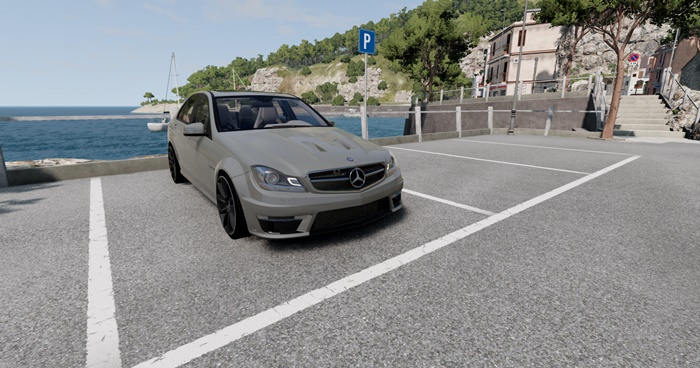 BeamNG – Mercedes-Benz W204 Car Mod