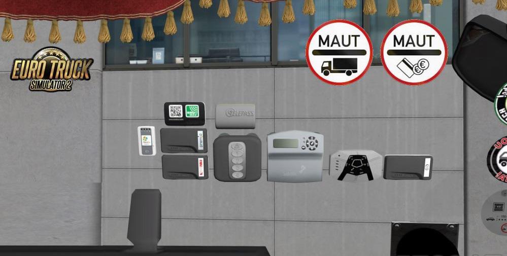 ETS2 - Electronic Devices Toll for All Europe in All Trucks (1.36.x)