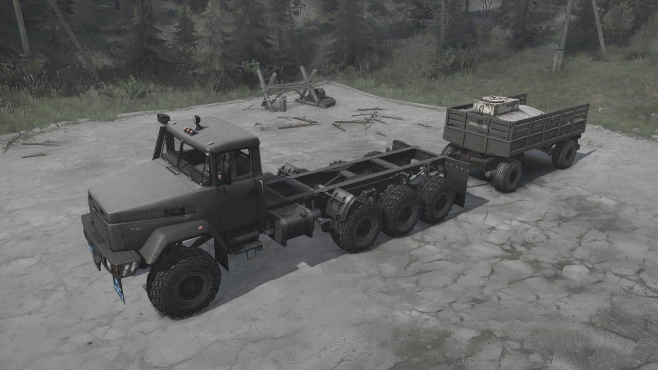 Spintires:Mudrunner - KrAZ-7140H6 V16.05.21