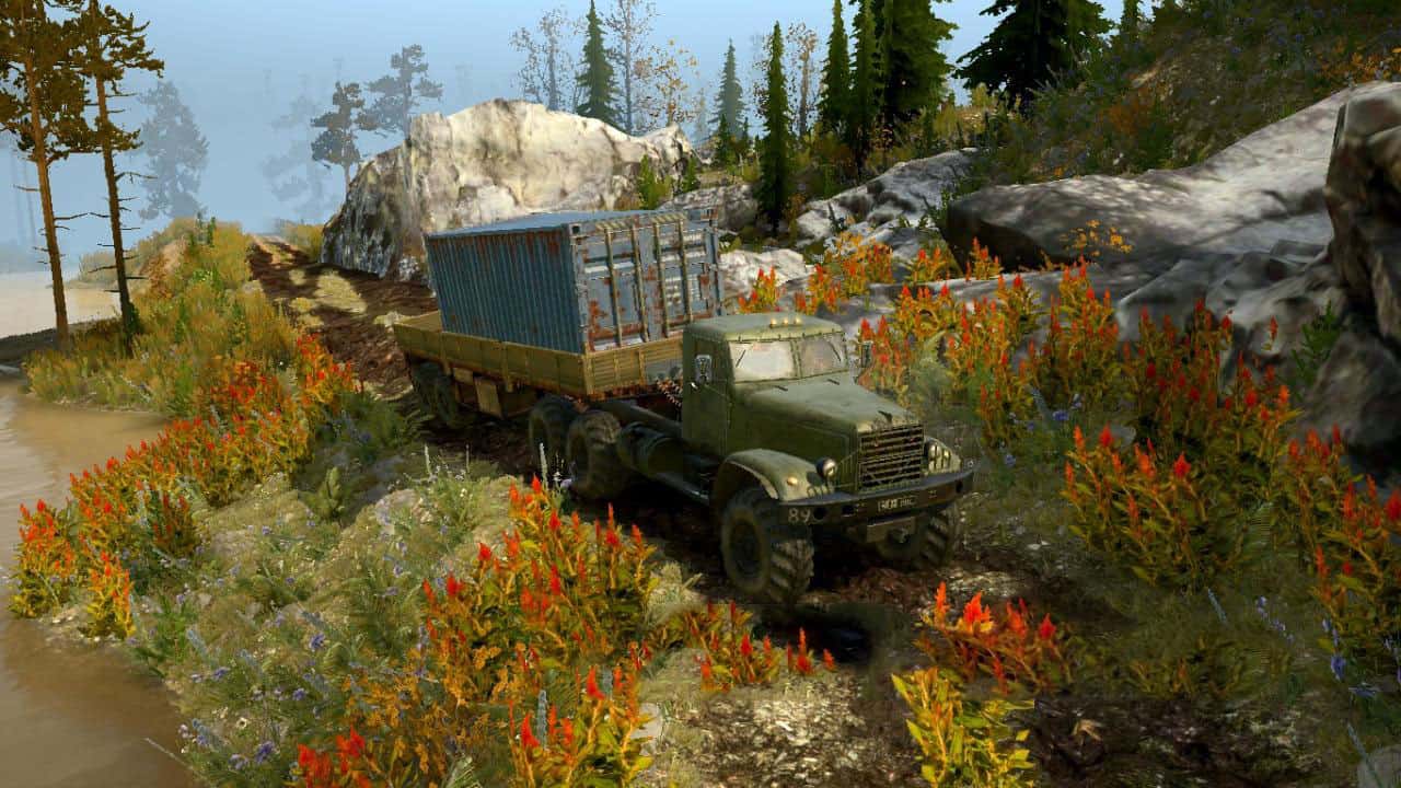 Spintires:Mudrunner - It Was in the Woods Map V1
