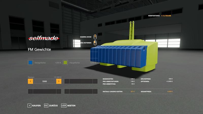 FS19 - XXL Weights Pack V2.1