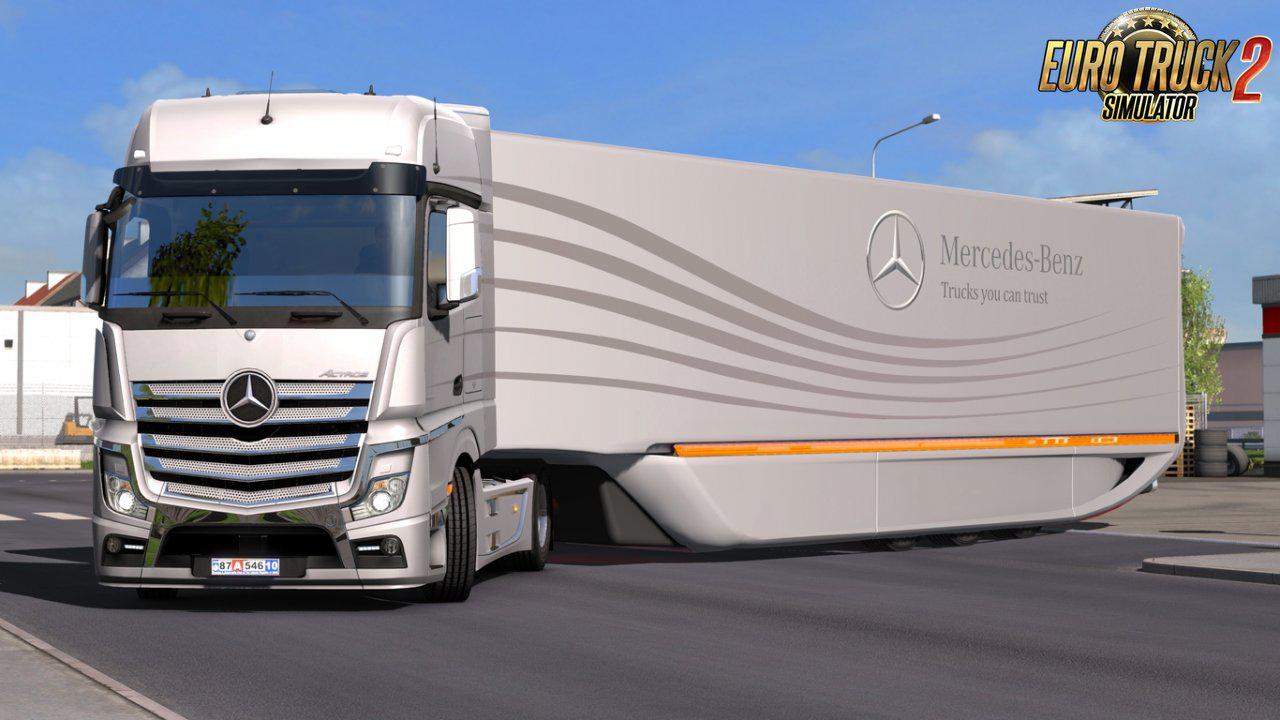 ETS2 - Mercedes Benz Aerodynamic Trailer Concept (1.35.X)