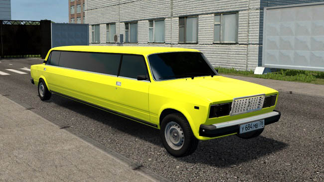 City Car Driving 1.5.9 – Vaz 2107 Limousine