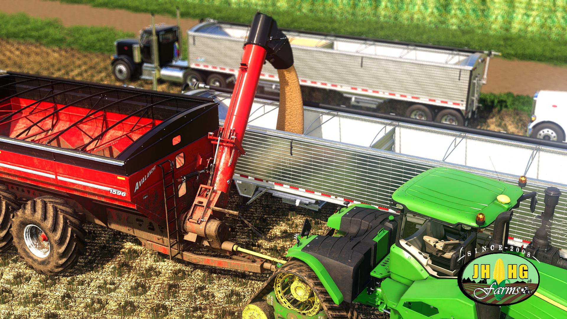 Fs19 Brent Avalanche 1596 Grain Carts V20 Farming Simulator 19 Modsclub 4779