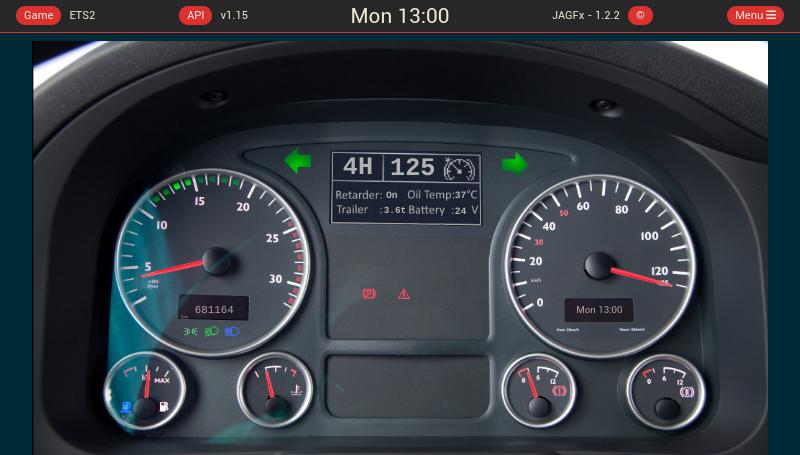 ETS2 - Dashboard V1.2.3 (1.37.x)
