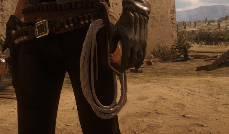 RDR2 - RDR1 Lasso Whip on Belt