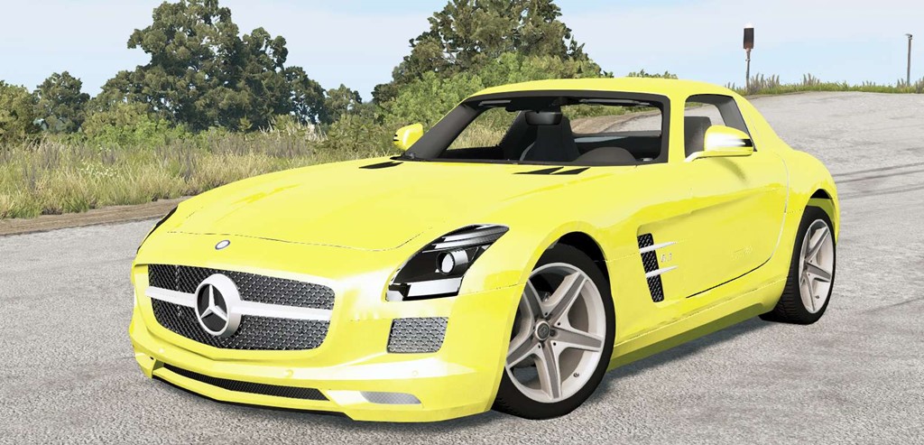 BeamNG - Mercedes-Benz SLS 63 AMG (C197) 2010 Car Mod | BeamNG Drive ...