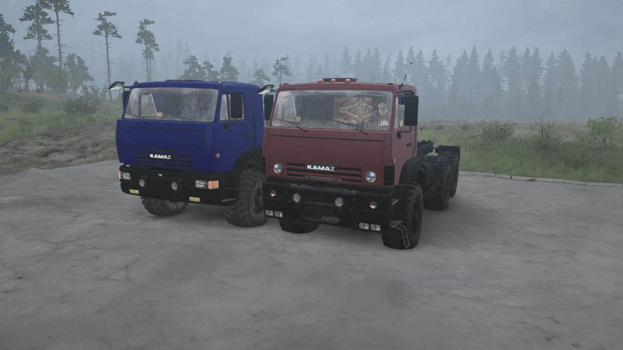 Spintires:Mudrunner - KamAZ-65117/65225 Truck V06.11.18