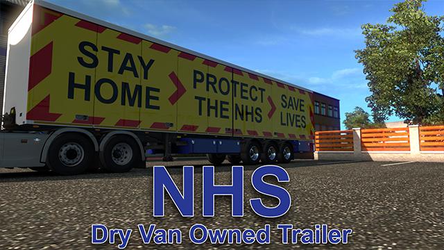 ETS2 - NHS Owned SCS Trailer Skin V1.0 (1.37.x)
