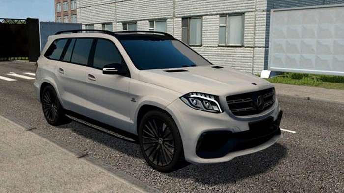 City Car Driving 1.5.9 - Mercedes-Benz GLS Black Edition Car Mod