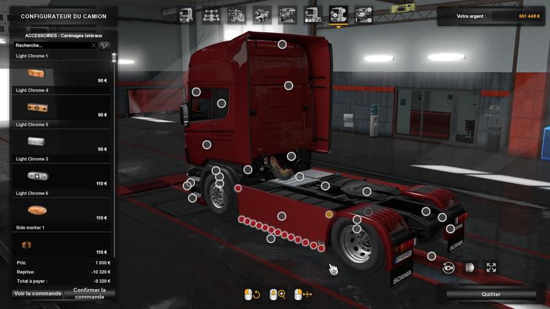 ETS2 - SCS Scania RJL + R&S 2009 Sideskirts Plate V2.2 (1.39.x)