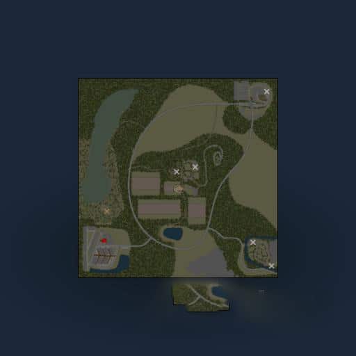 Spintires:Mudrunner - For 2 Farms Map V1.3