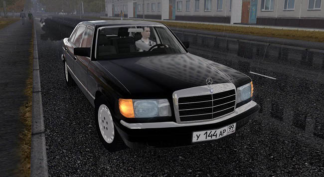 City Car Driving 1.5.9 - Mercedes-Benz W126 560SE