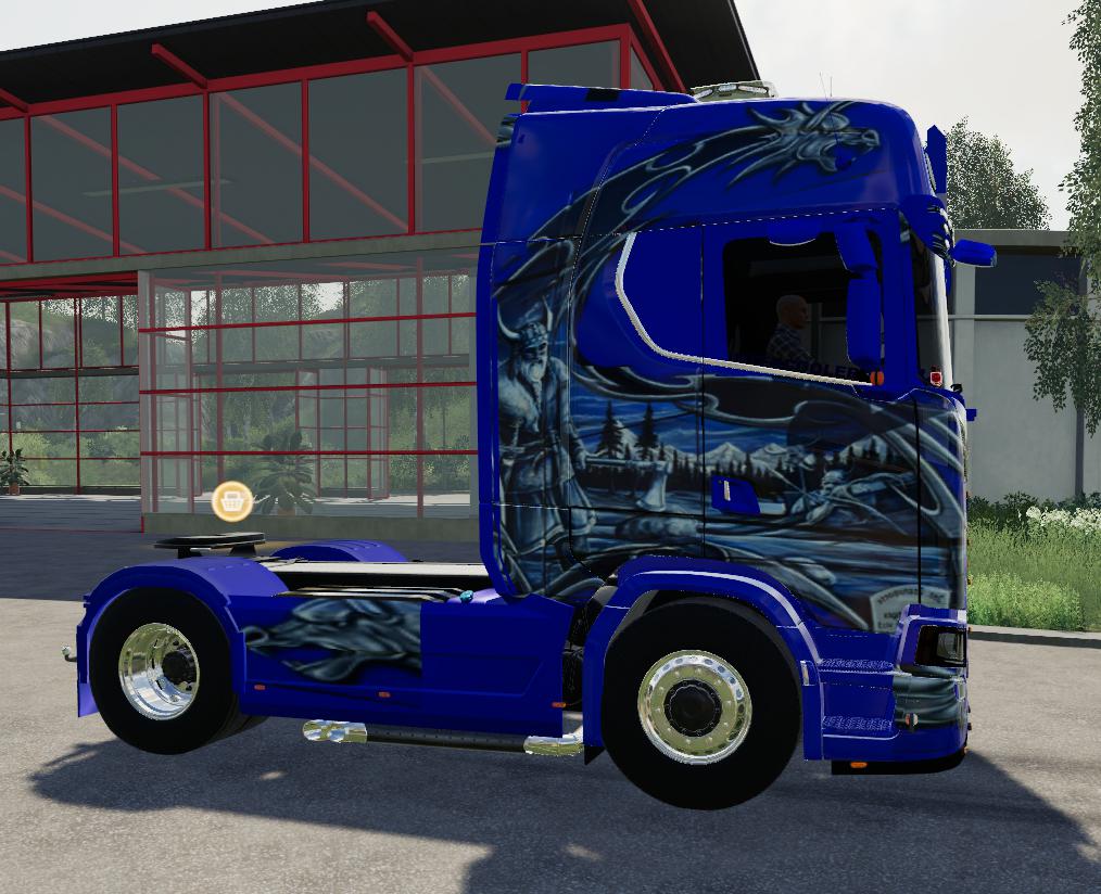 FS19 - Scania NG Schtroumpf V1.0