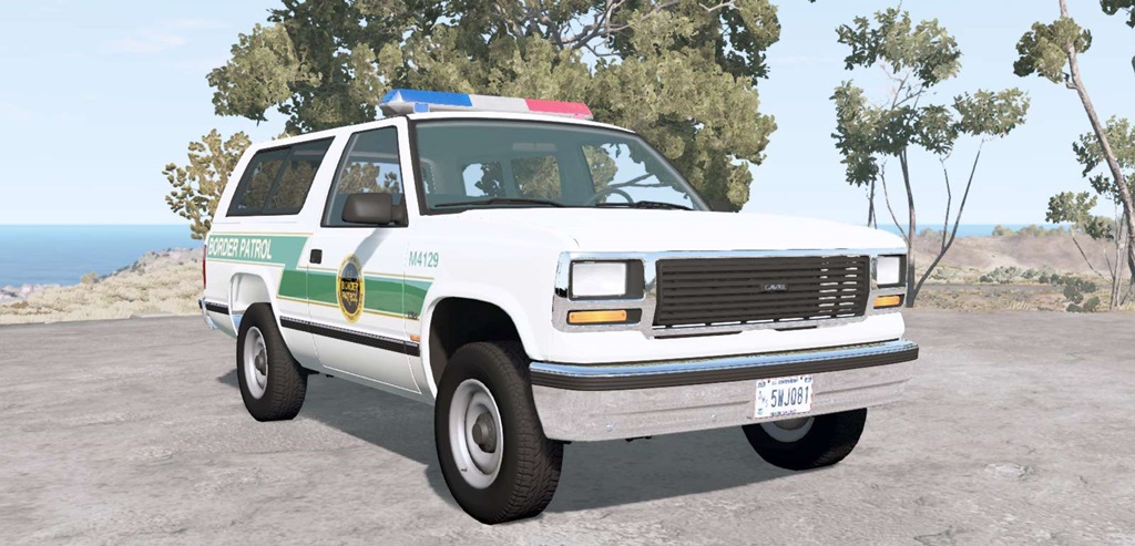 BeamNG - Gavril D-Series U.S. Border Patrol Car Mod