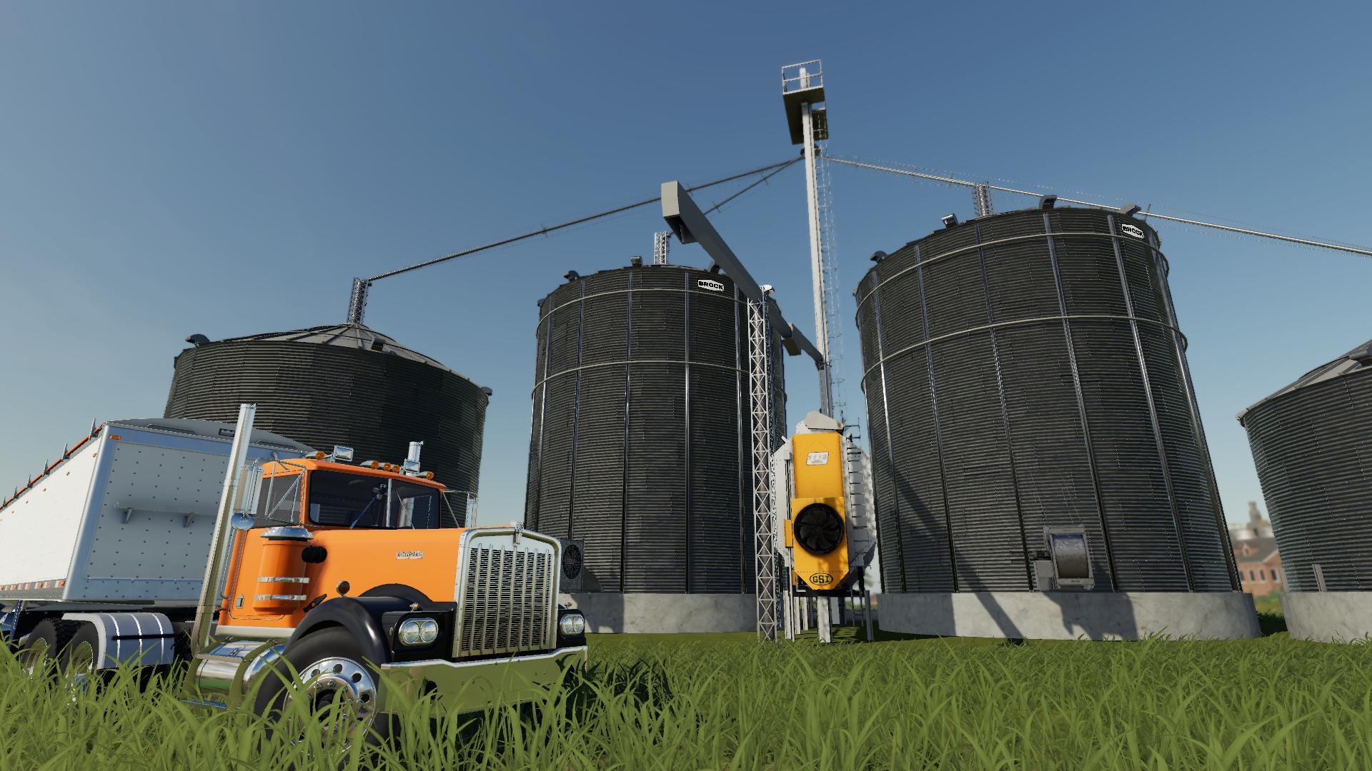 FS19 - Large Grain Silo with Dryer v1.0