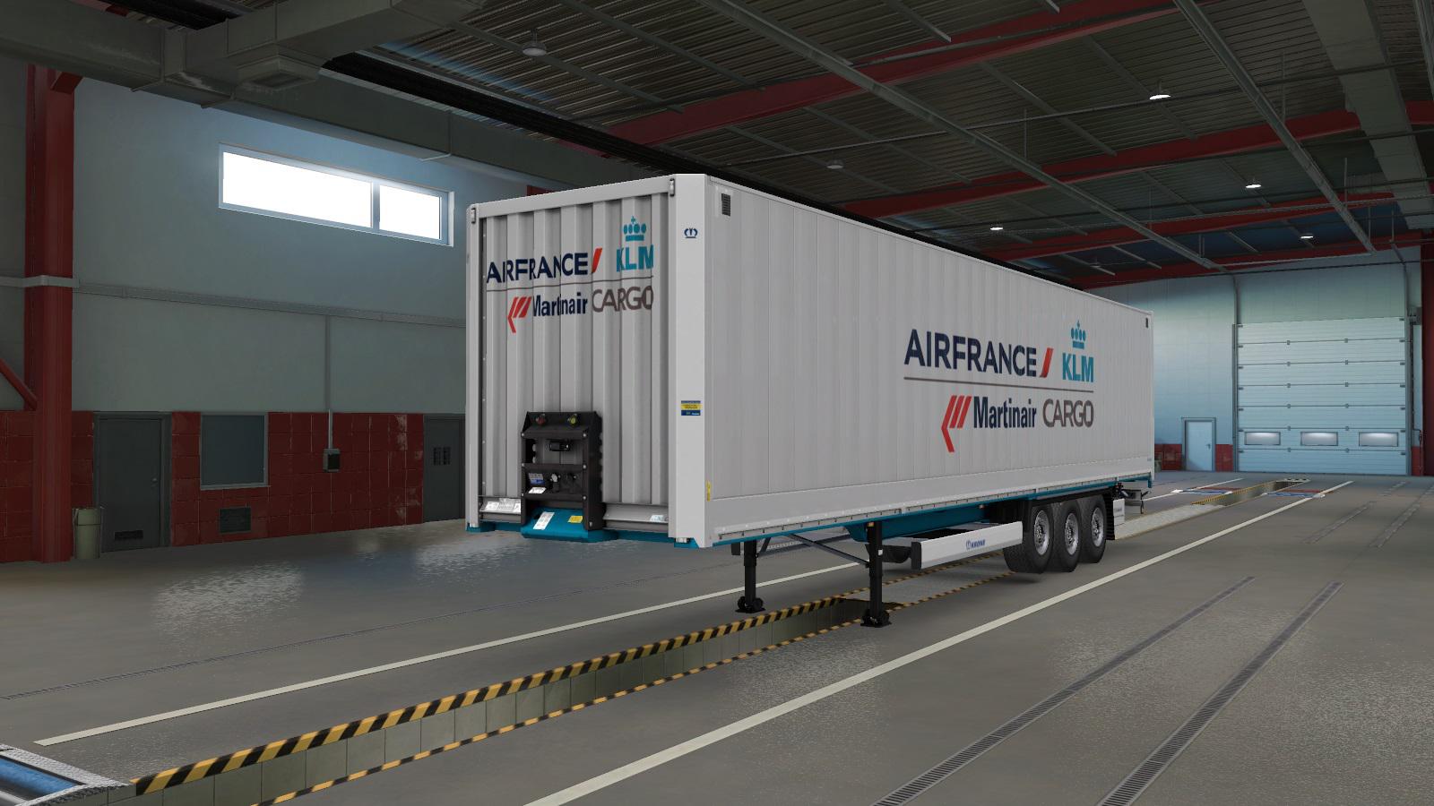 Ets Aircargo Skin For Krone Dry Liner V X Euro Truck Simulator Mods Club