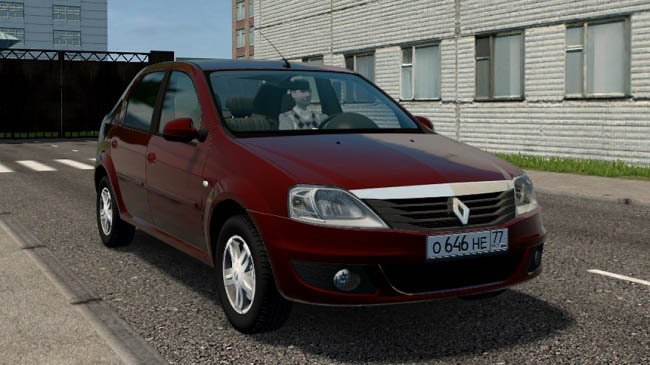 City Car Driving 1.5.9 - Renault Logan Car Mod