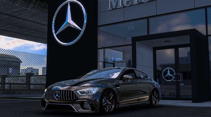 ETS2 - Mercedes Benz Gt63s 4-Door Couple