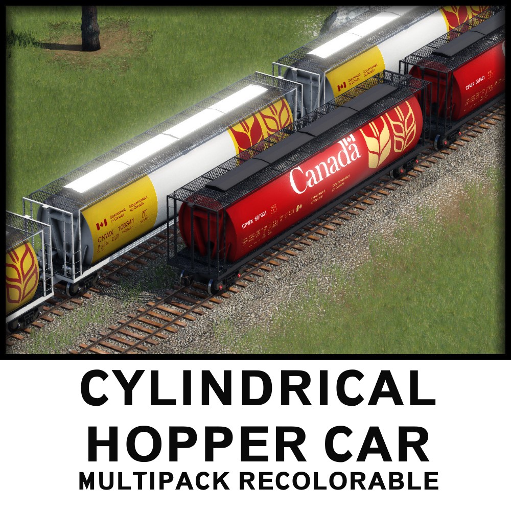Transport Fever 2 - Cylindrical Hopper Car