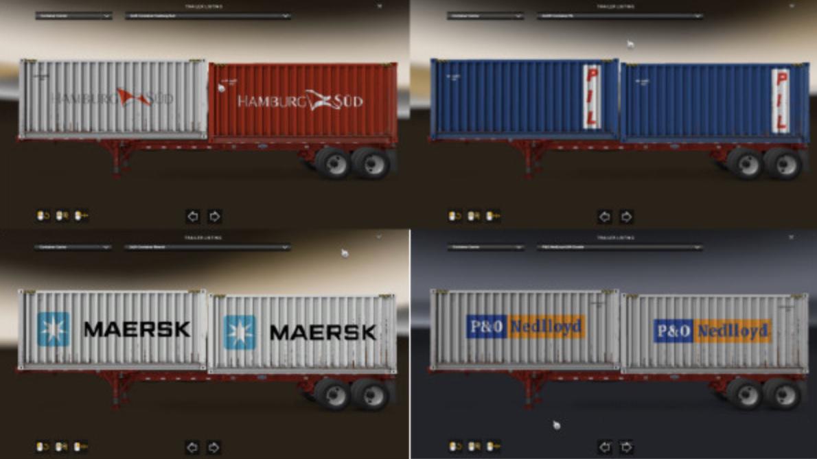 ATS - Cargo Pack for Real Shipping Container Companies (1.37 - 1.38)