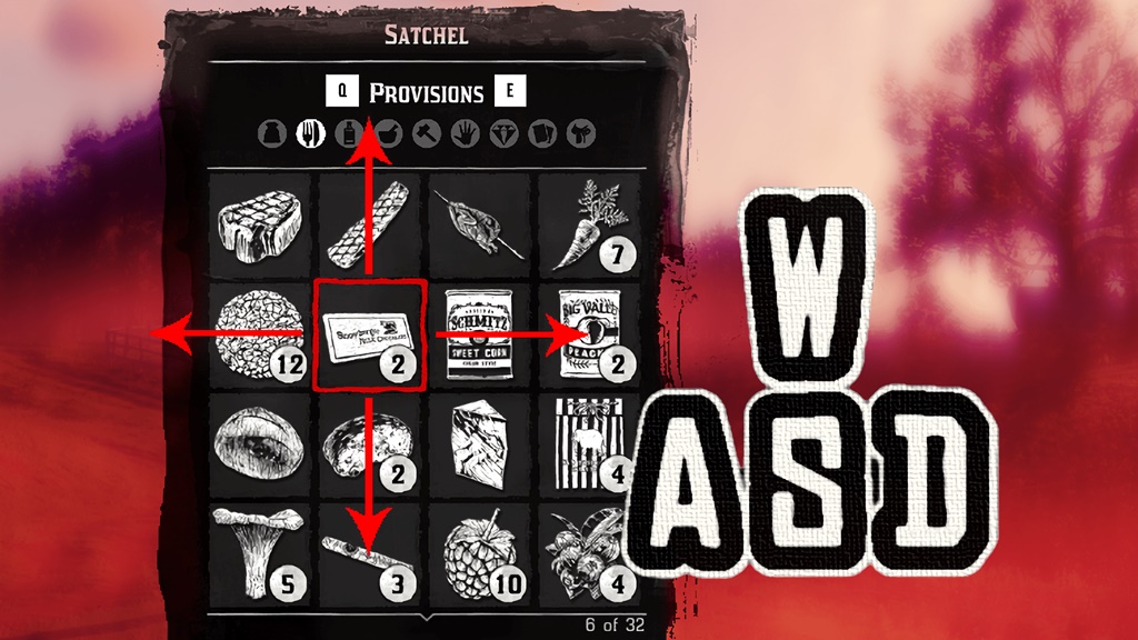 RDR2 - In-Game Menus with WASD