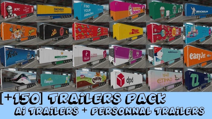 ETS2 - Realistic Trailers Pack V2.4.1