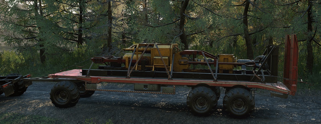 SnowRunner - Emils Offroad Flatbed Ramp Trailer V1