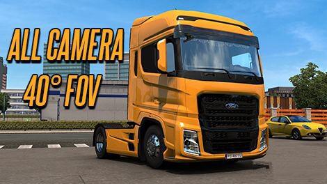 ETS2 - All Cameras 40 FOV (1.39.x)