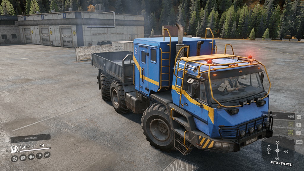 SnowRunner - Azov 42-20 Antarctic Wheels Steering V3.0