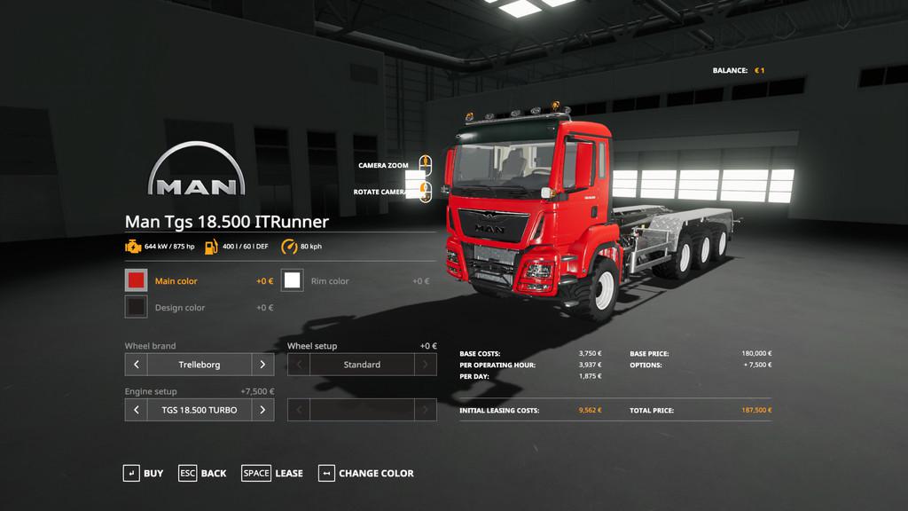 FS19 - Man Tgs ITRunner V1.0.3.0