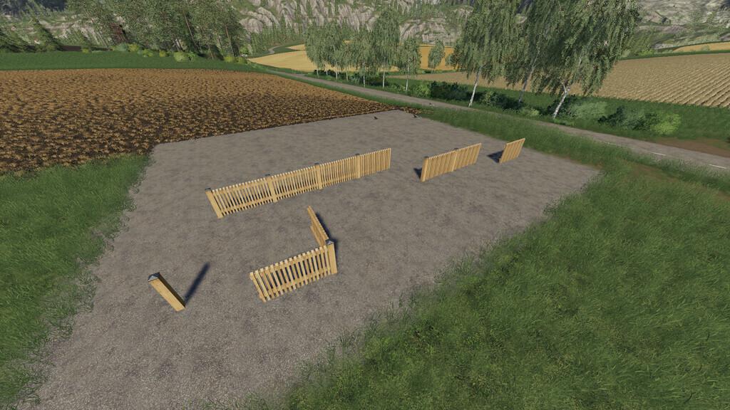 FS19 - Placeable Fence Pack V1.0.0.1
