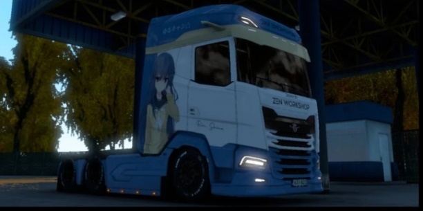 ETS2 - DAF 2021 (Jasper) Rin X Ryou Skin Rework By Zen Workshop Final