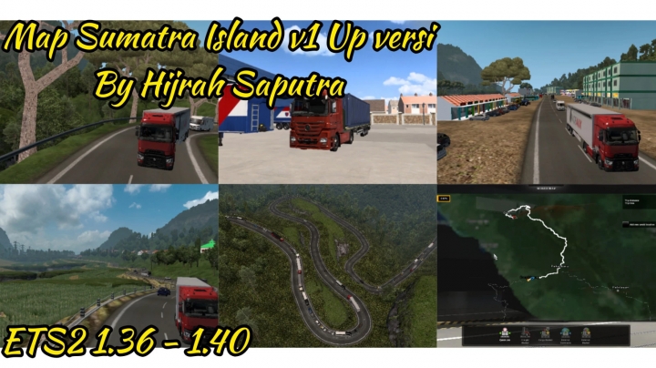ETS2 - Sumatra Island Map Update Version V1.0 (1.40.x)
