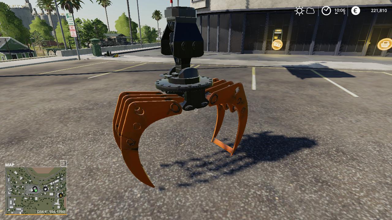 FS19 - Small Arm Dangle Clam V1.0