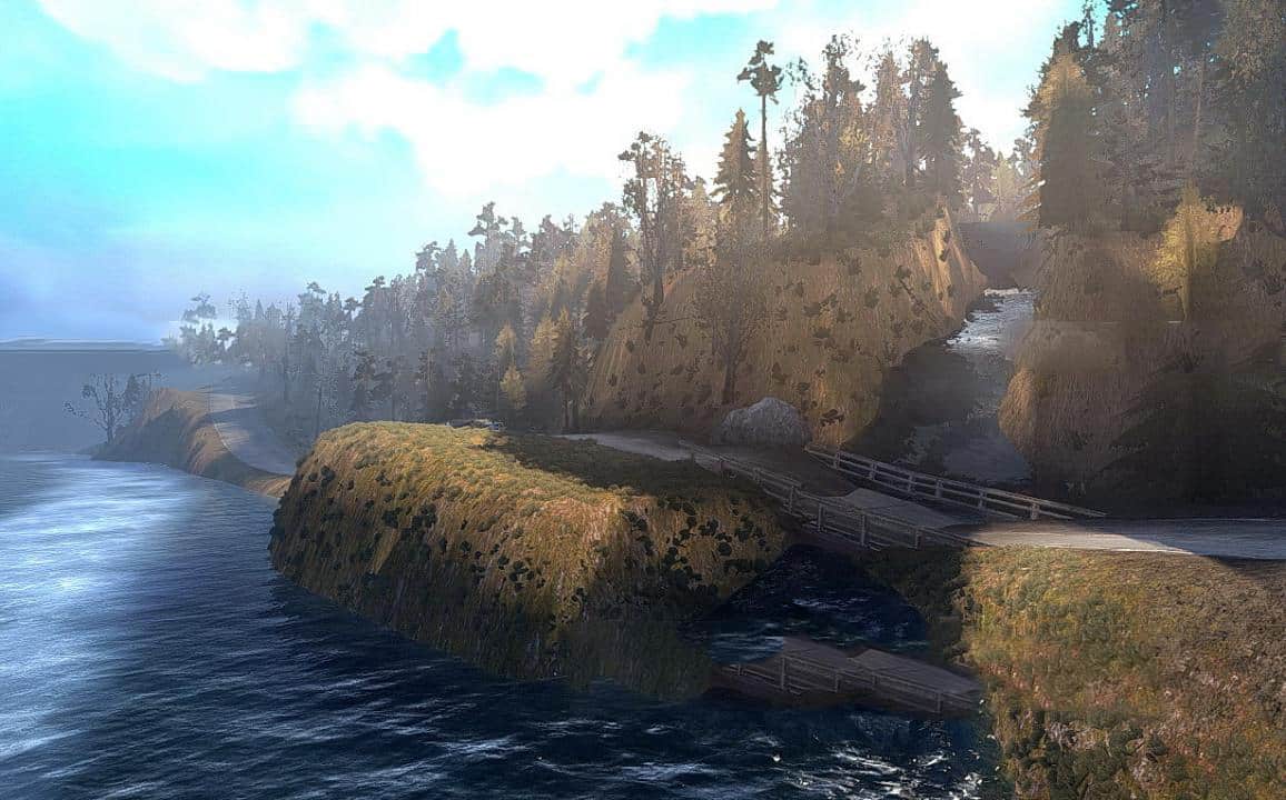 Spintires:Mudrunner - Qinglong Bay Map V1.0