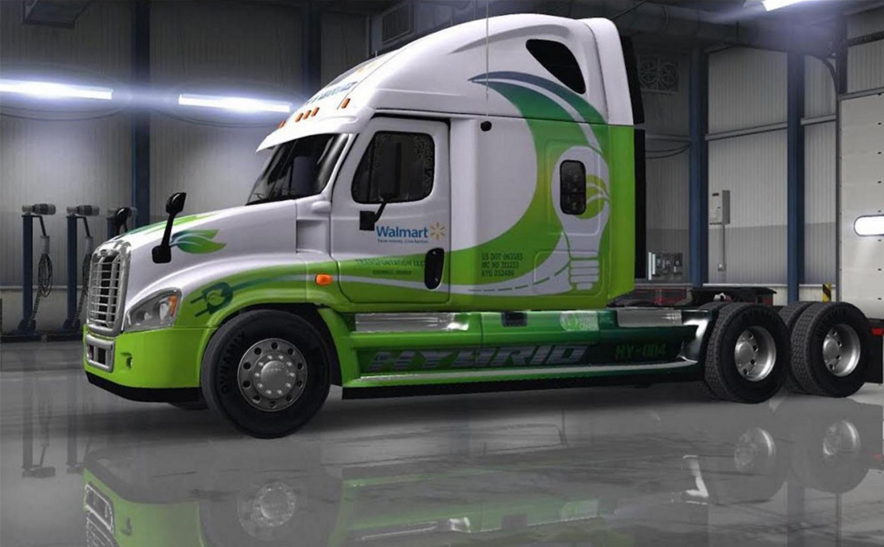 ATS - Freightliner Cascadia 50 Skins Pack (1.37.x)