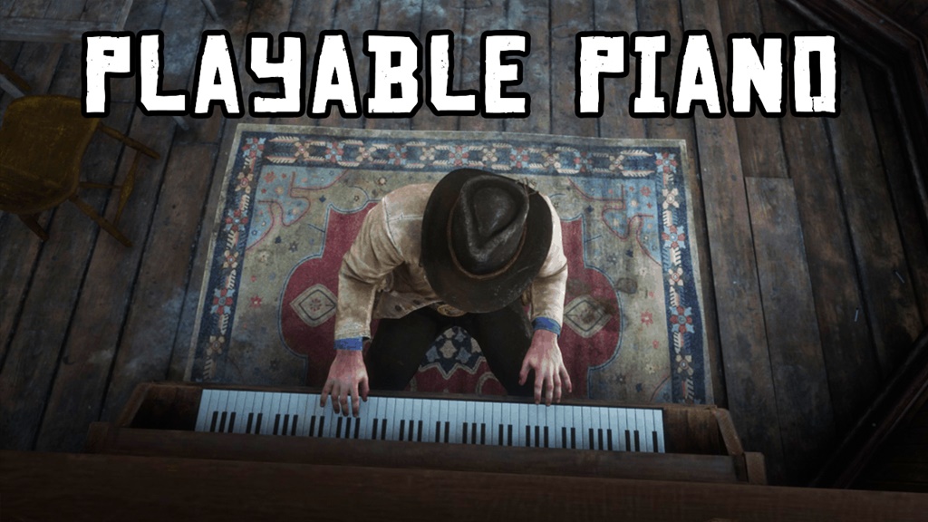 RDR2 - Playable Piano