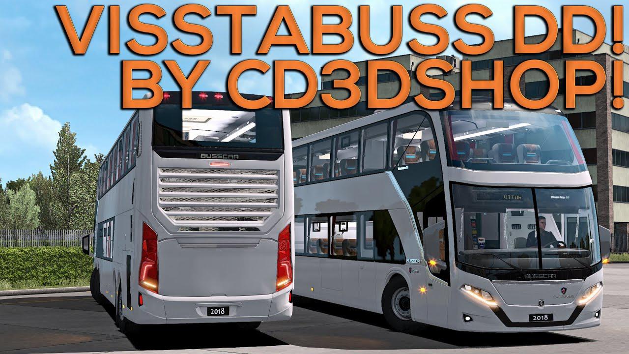 ETS2 - Busscar Vissta Buss DD 6x2 8x2 v4.0 (1.35.X)