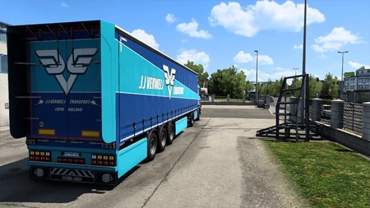 Ets2 - Scania Rjl Jj Verweij Skin V1.0 (1.40.x) 