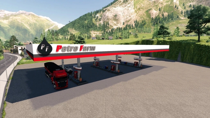 FS19 - Petro Farm Gas Station (Prefab) V1.0