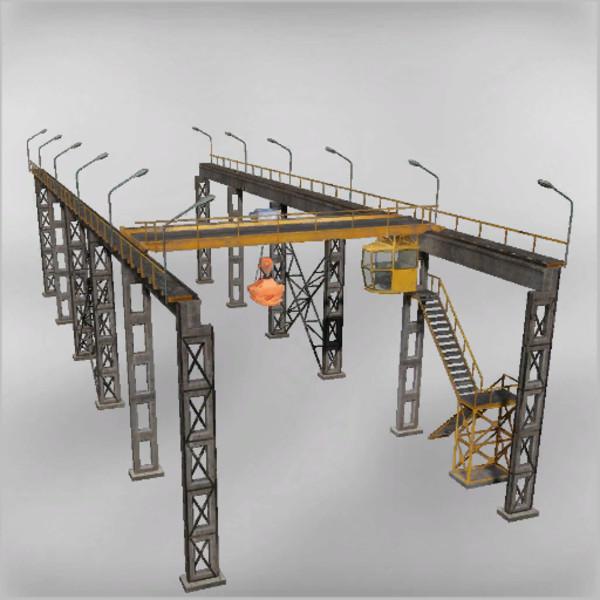 FS19 - Placeable Holtz Crane v1.0