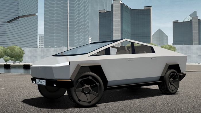 City Car Driving 1.5.9 – Tesla Cybertruck 2021