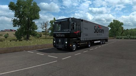 ETS2 - Renualt Magnum Siotrans Combo Skin (1.36.x)