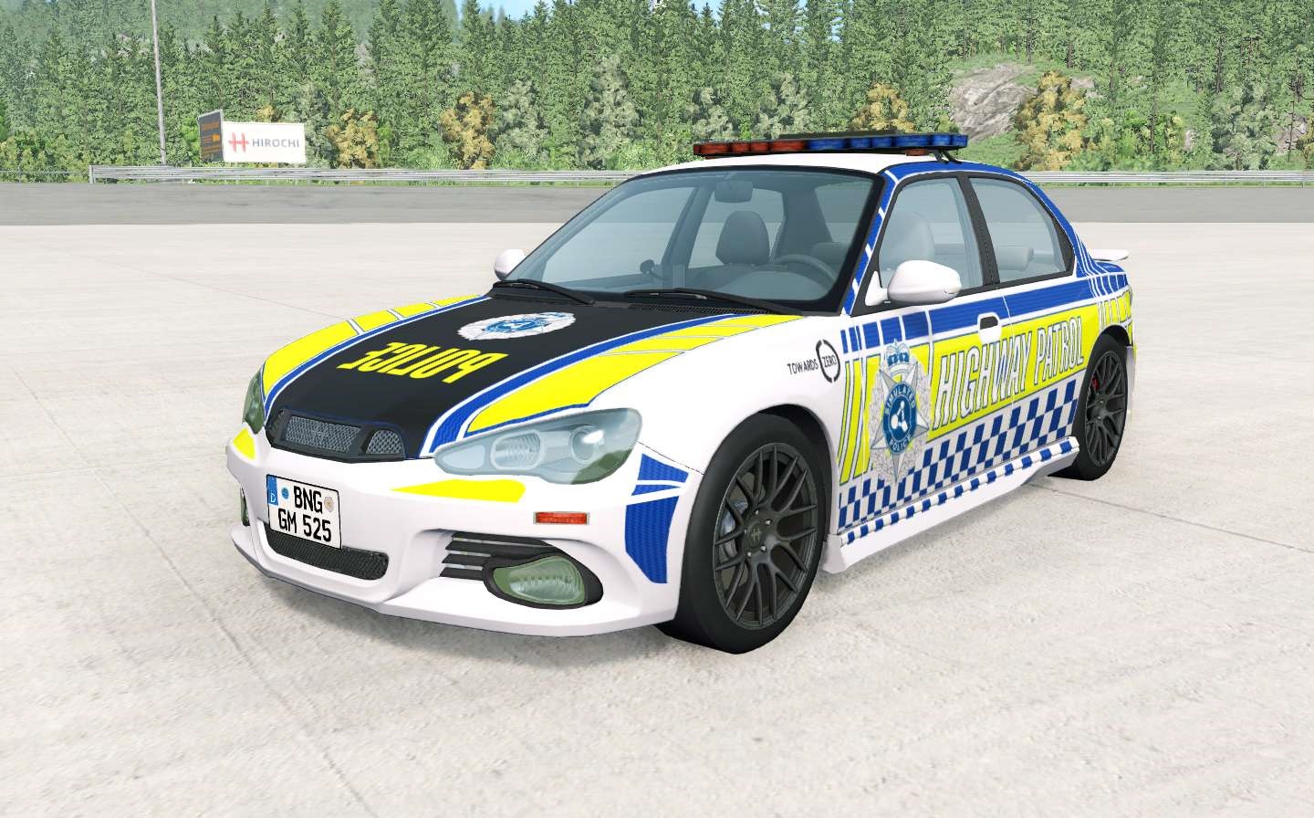 BeamNG - Hirochi Sunburst Australian Police Car Mod V0.4